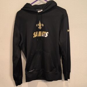 Nike Therma-fit on field Apparel New Orleans Saints Hooded Pullover Size M
